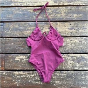 Gooseberry Seaside | One Piece Swimsuit - Wine